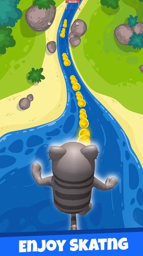 Jungle Run Animal Running Game Captura de tela 1
