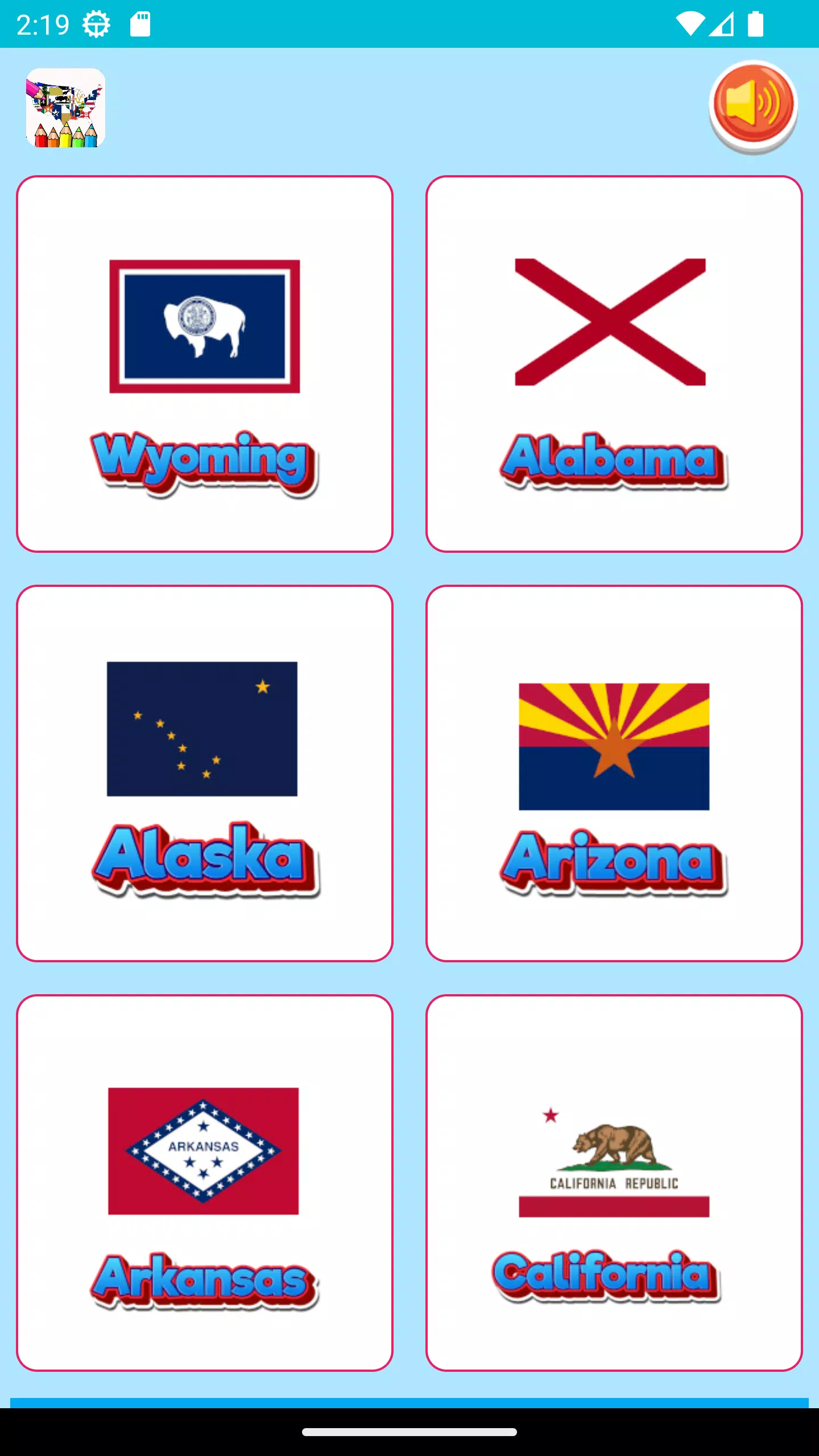 coloring flag of U.S. state應用截圖第3張