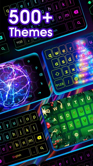 Neon LED Keyboard - 디자인키보드 스크린샷 2