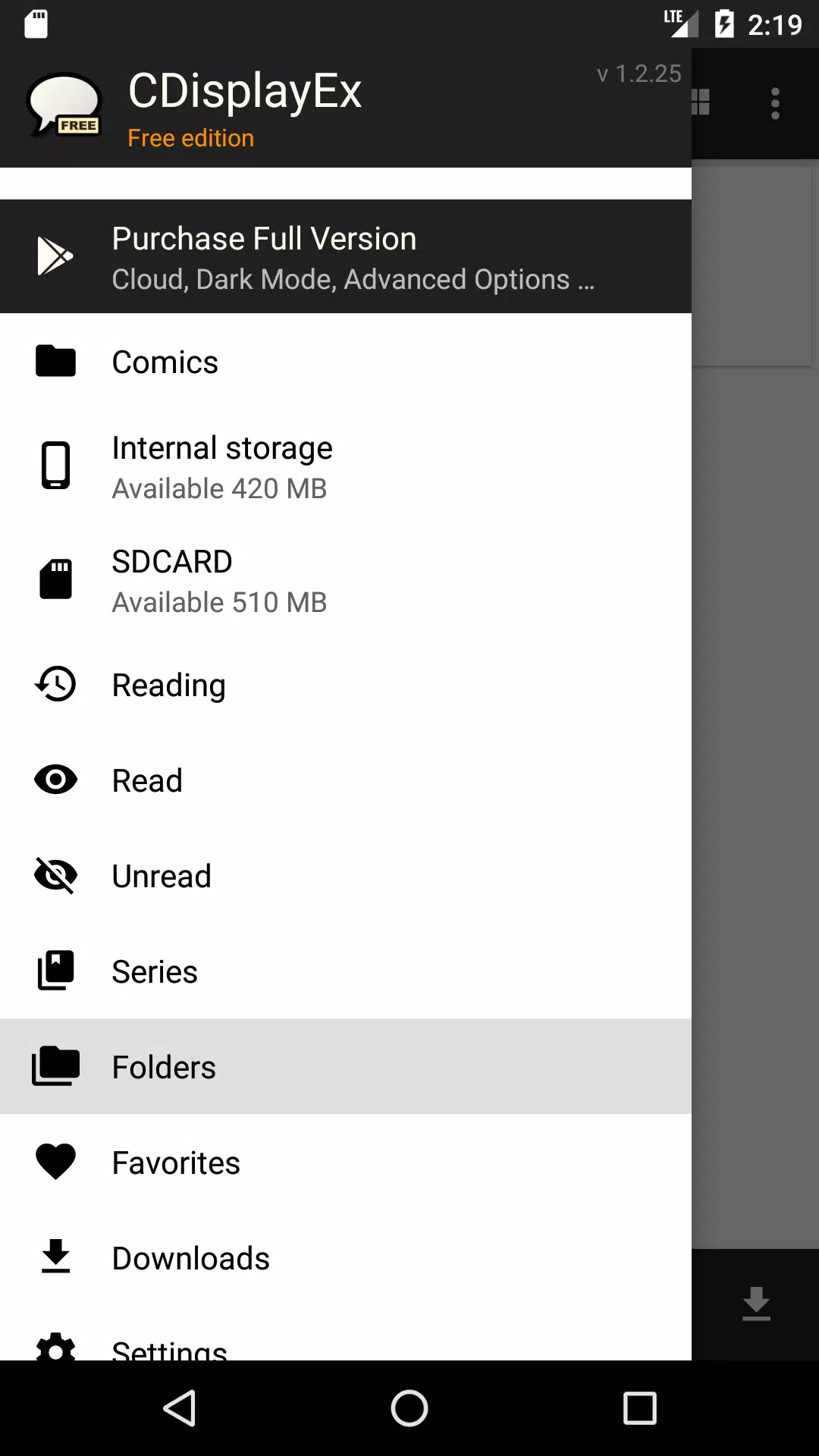 CDisplayEx Comic Reader Lite 스크린샷 3
