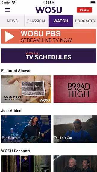 WOSU Public Media App Screenshot 3