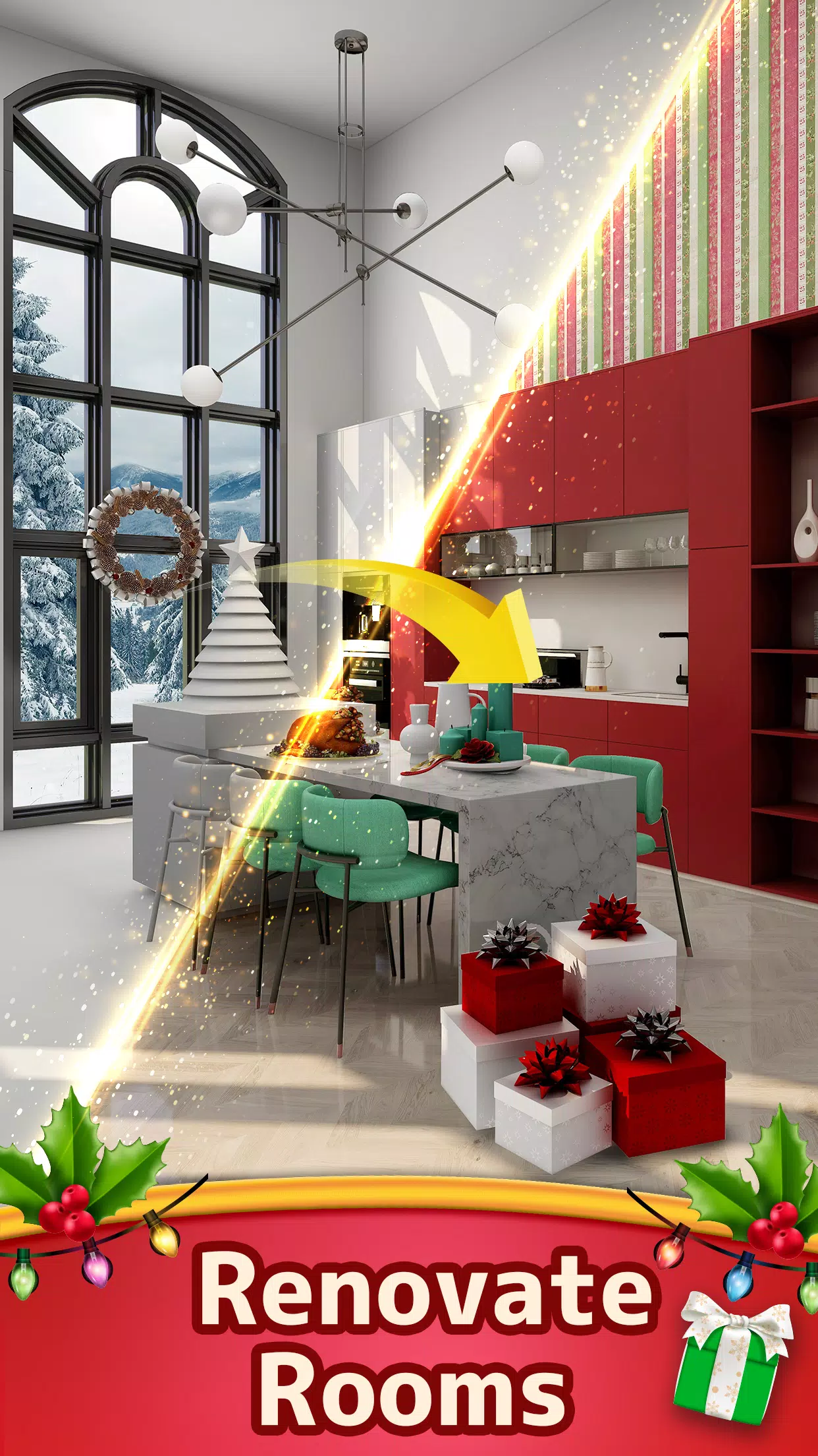 Christmas Match: Home Design Скриншот 2