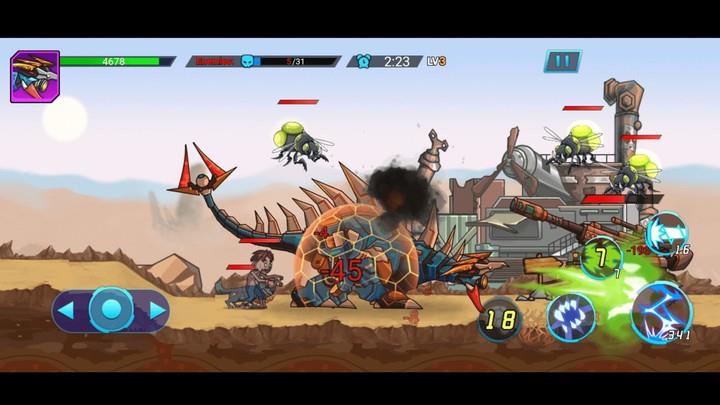 Mech War: Jurassic Dinosaur ภาพหน้าจอ 4