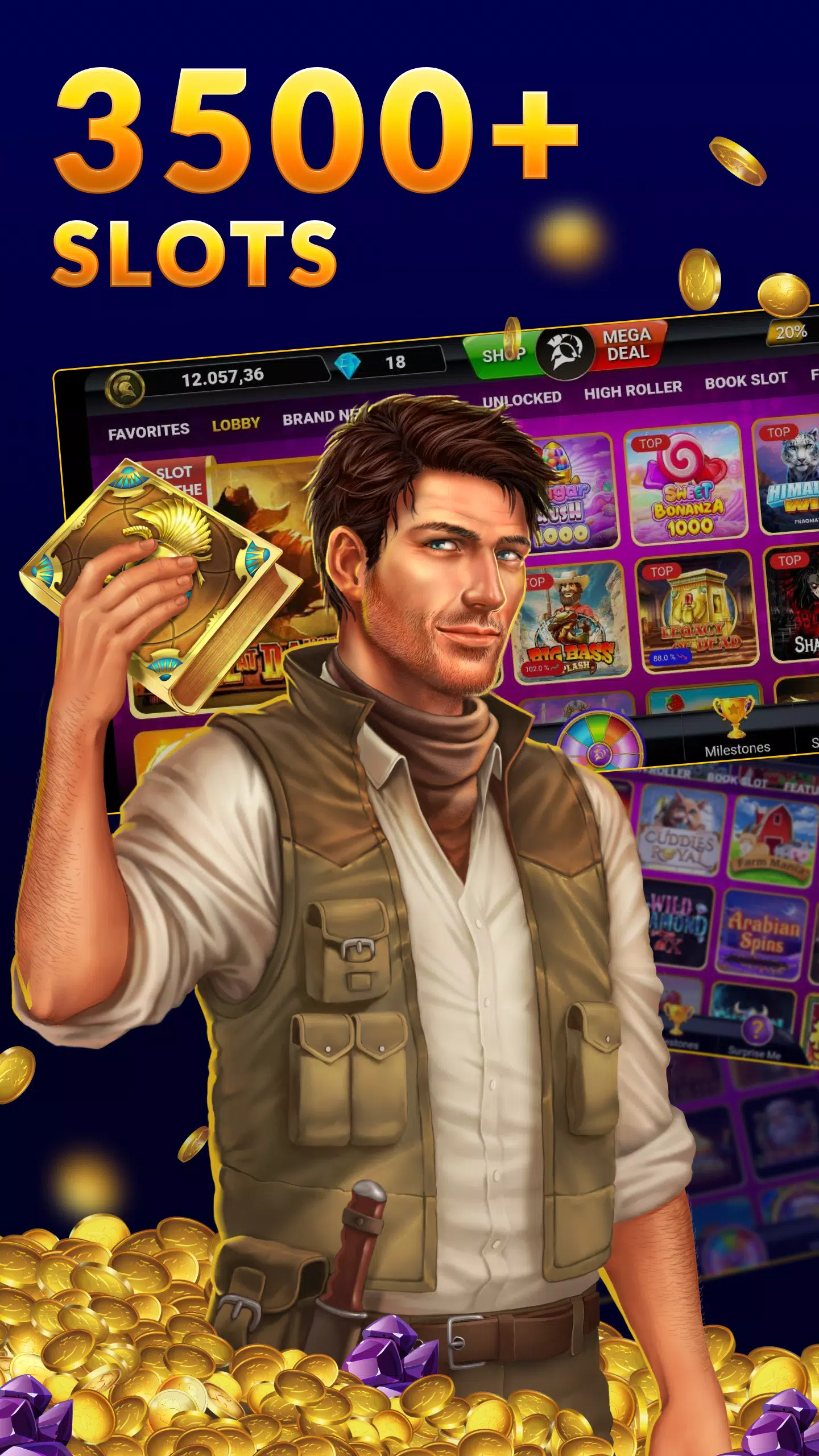 SpinArena Online Casino Slots Captura de pantalla 1