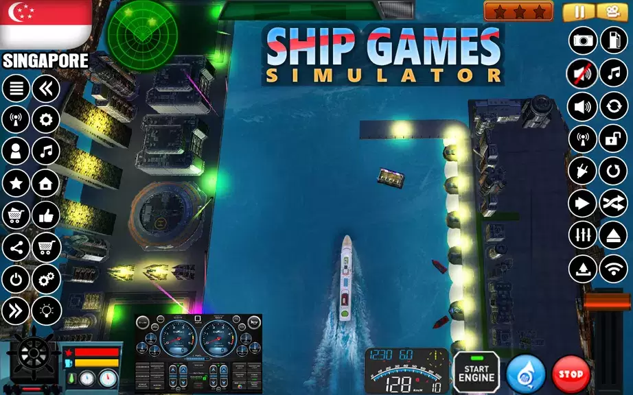 Big Cruise Ship Simulator Ảnh chụp màn hình 4