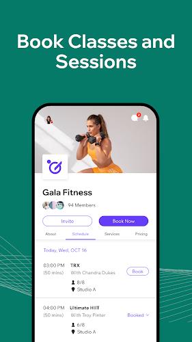 Fit by Wix: Book, manage, pay Ảnh chụp màn hình 4