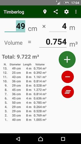 Timberlog - Timber calculator Tangkapan skrin 3