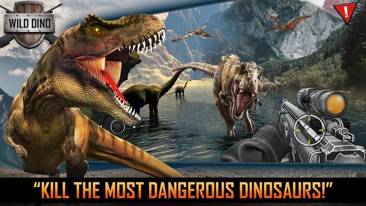 Real Dinosaur Shooting Games Ảnh chụp màn hình 1