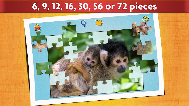 Baby Animal Jigsaw Puzzles स्क्रीनशॉट 3