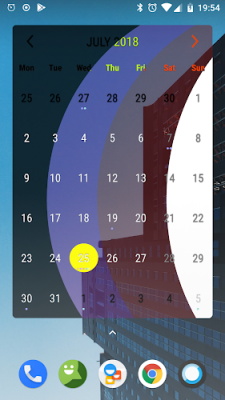 Month Calendar Widget by BiHSnow 스크린샷 3