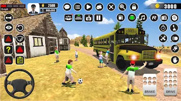 Offroad School Bus Driver Game Zrzut ekranu 4