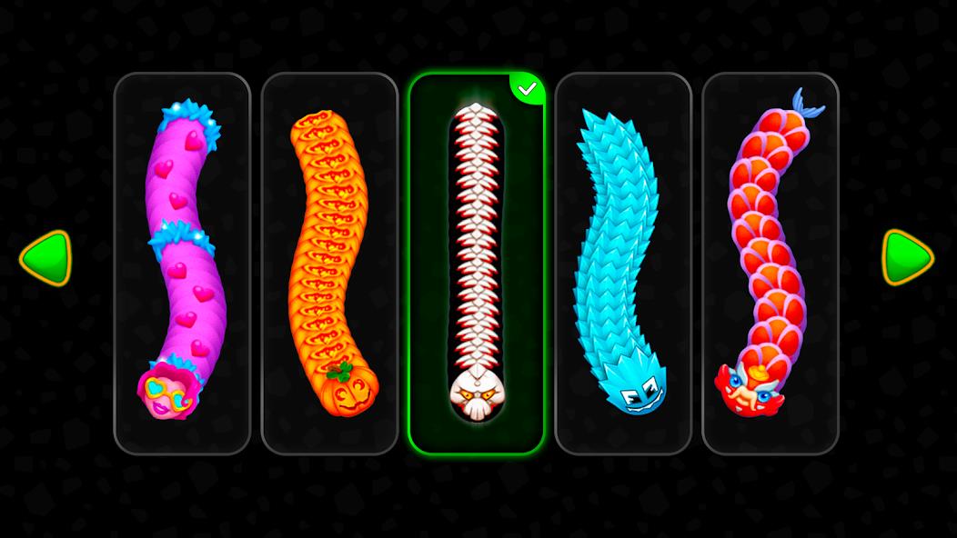 Schermata Worms Zone .io - Hungry Snake Mod 2