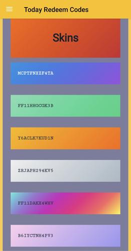 Redeem Codes应用截图第3张