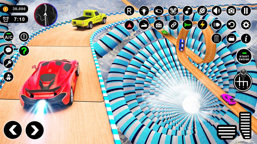 Car Stunt Races 3D: Mega Ramps Captura de pantalla 3