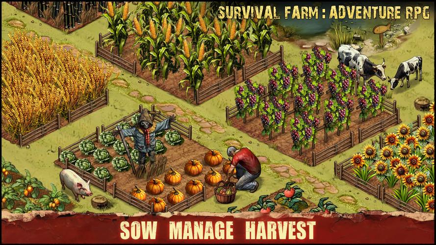 Survival Farm: Adventure RPG Captura de tela 2