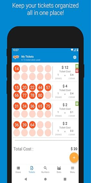 Georgia Lottery Keno : GA Live Results & Tickets Zrzut ekranu 2