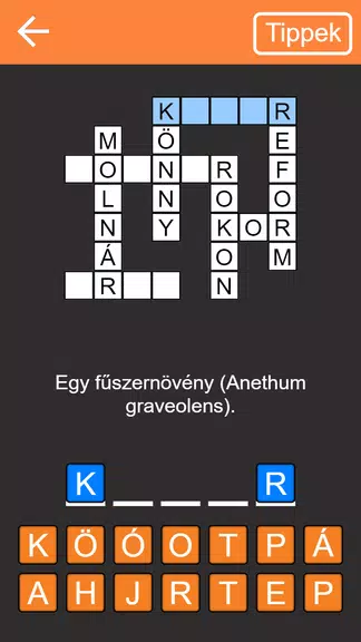 Schermata Keresztrejtvény 1