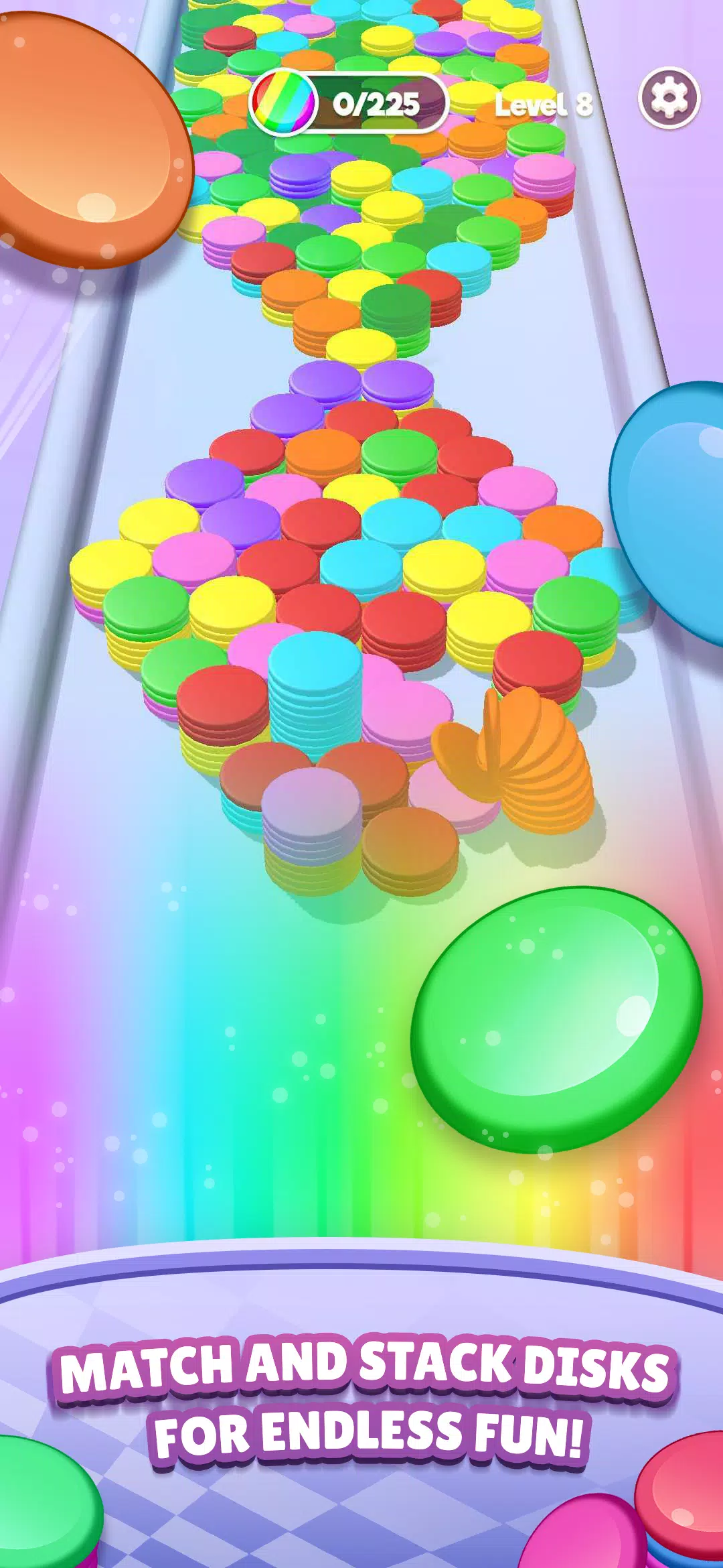 Stack Blast - Disk Shooter Screenshot 1