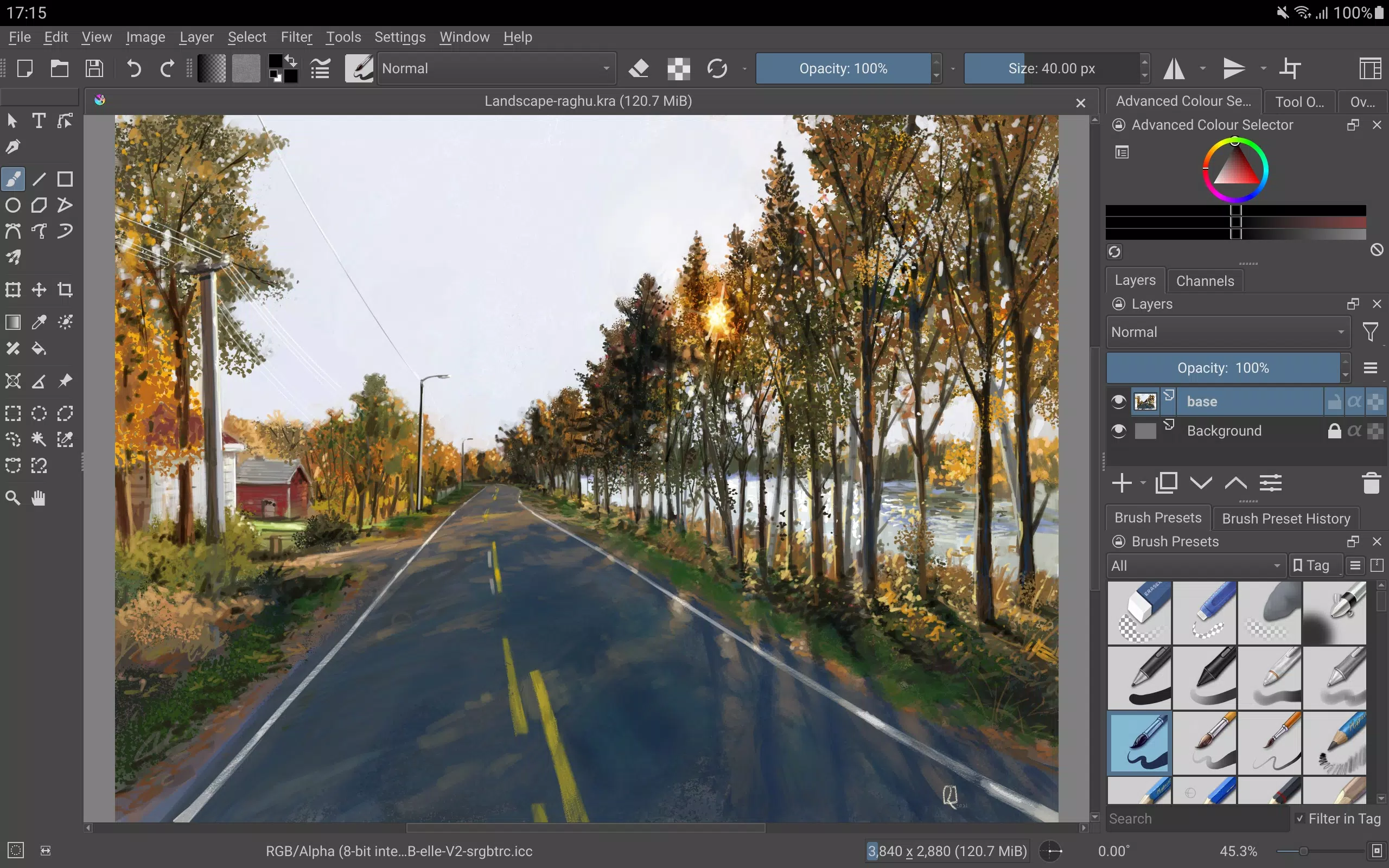 Krita ภาพหน้าจอ 3