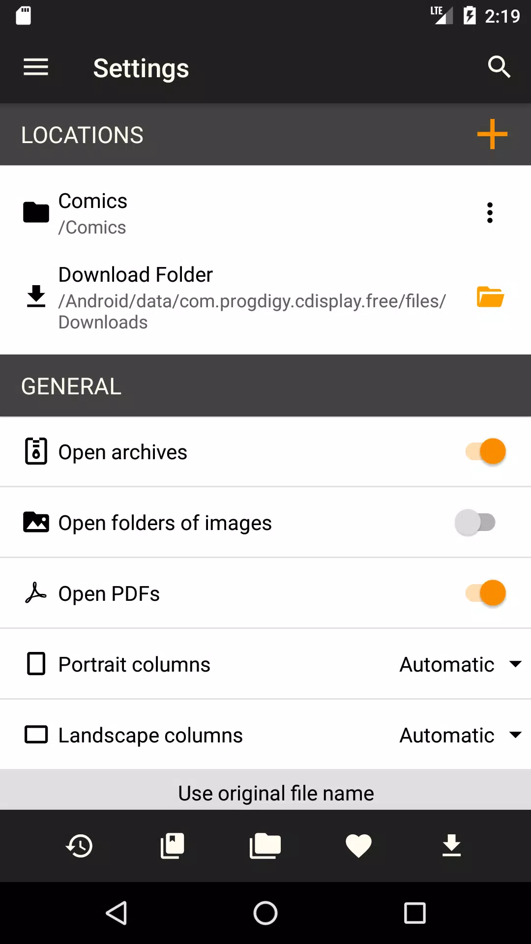 CDisplayEx Comic Reader Lite 스크린샷 4