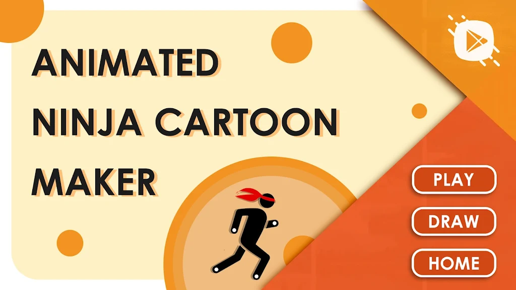 Animated Ninja Cartoon Maker ဖန်သားပြင်ဓာတ်ပုံ 1