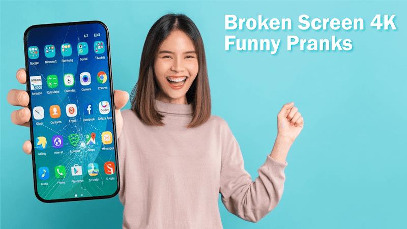 Broken Screen 4K Pranks Funny स्क्रीनशॉट 4