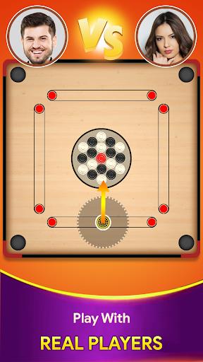 Carrom board game - Carrom Pro Ekran Görüntüsü 1