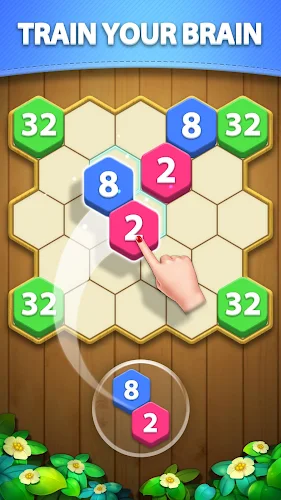 Hexa Block Puzzle - Merge! ဖန်သားပြင်ဓာတ်ပုံ 1