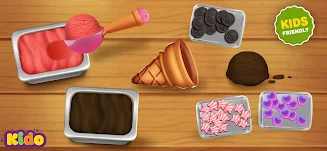 Ice Cream Making Game For Kids स्क्रीनशॉट 2