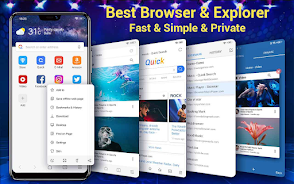 Web Browser & Fast Explorer Zrzut ekranu 3