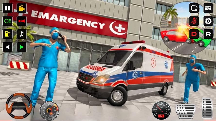 Police Rescue Ambulance Games Screenshot 2