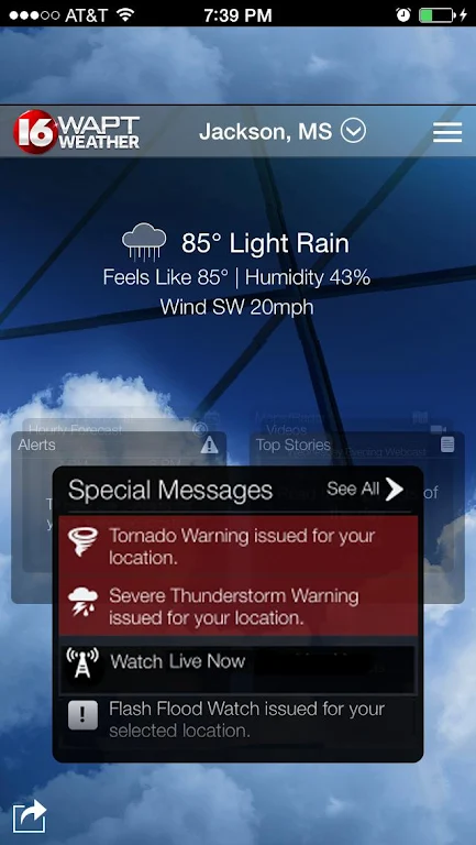16 WAPT Weather應用截圖第1張