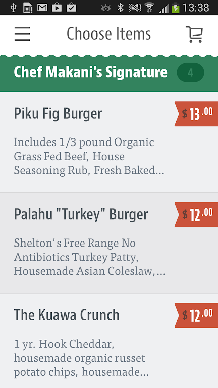 Pono Burger应用截图第3张