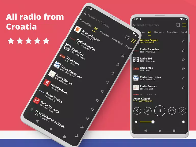 Schermata Radio Croatia FM online 1