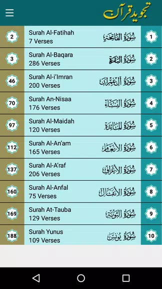 Tajweed Quran Pakistani - 16 l應用截圖第3張