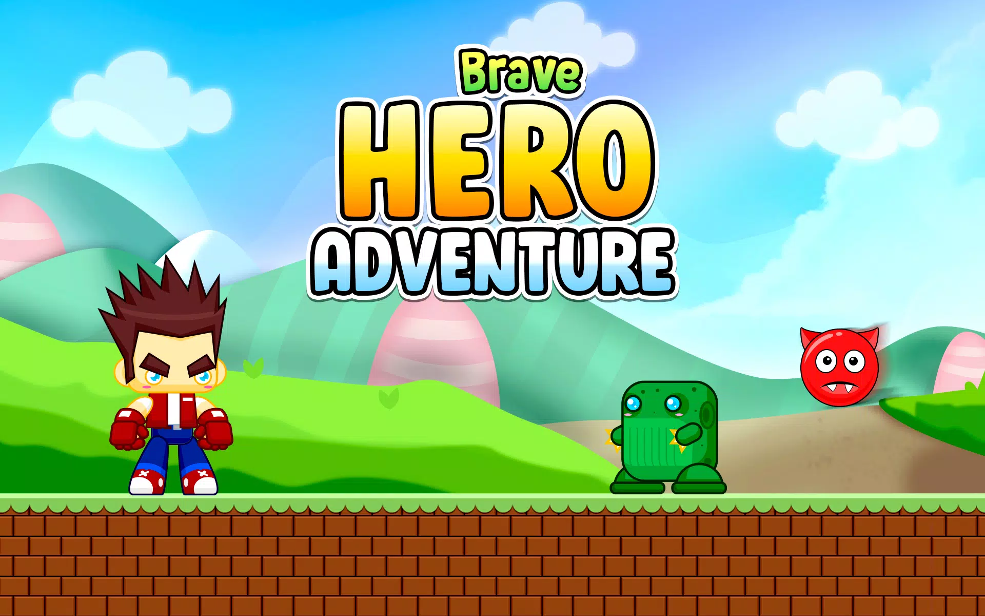 Brave Hero Adventures Game 스크린샷 1