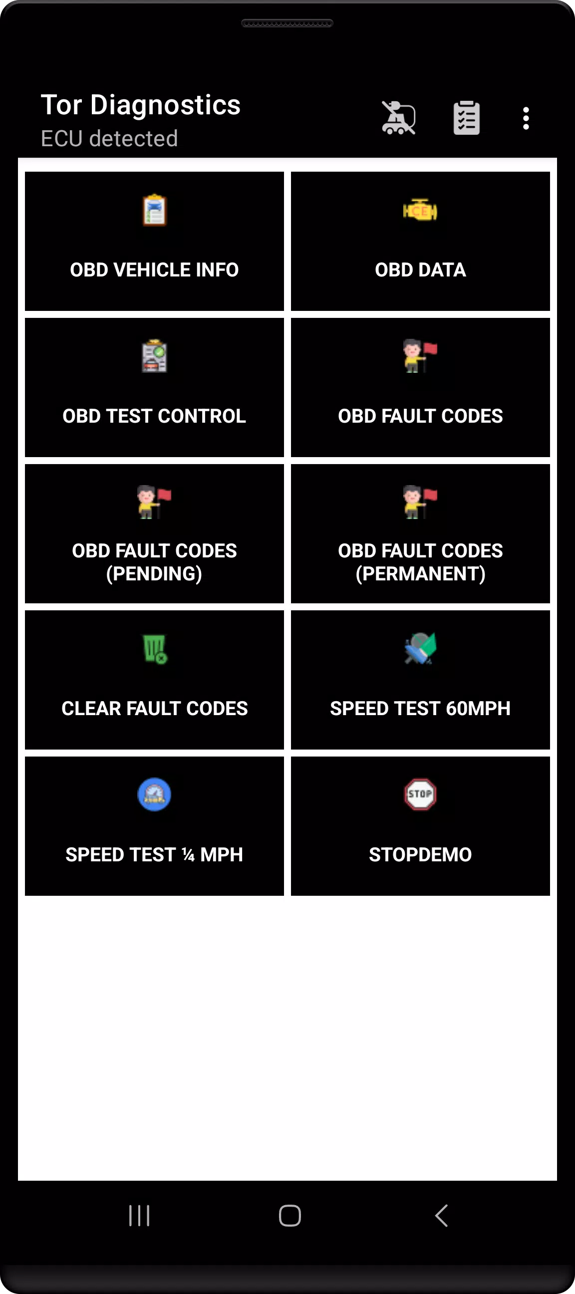 Tor OBD2 Diagnostics Captura de tela 2