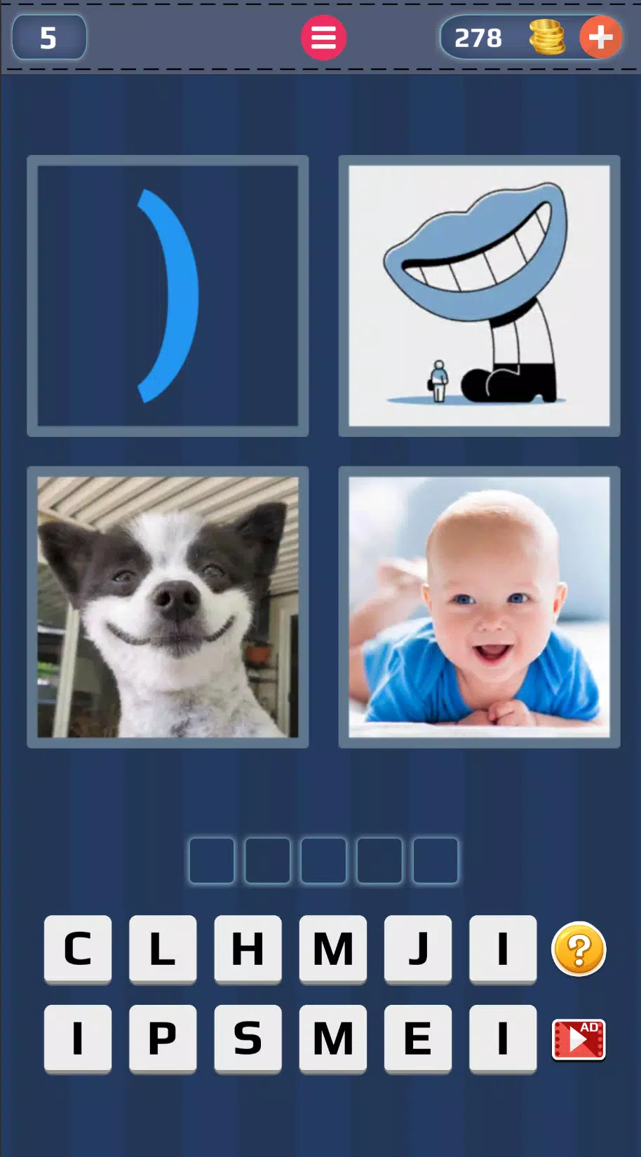 4 Pics 1 Word: Guess the Word ภาพหน้าจอ 1