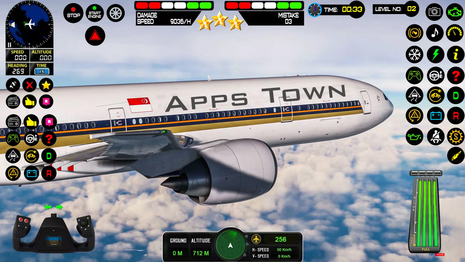 Flight Simulator Pilot Game 3D Tangkapan skrin 4