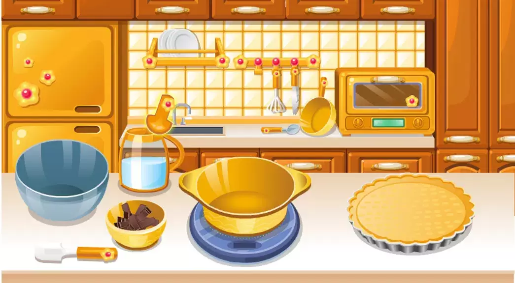 girls cooking games chocolate Tangkapan skrin 3