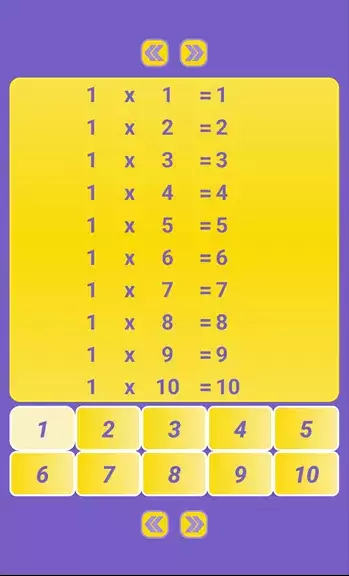 Multiplication Table: Math Tangkapan skrin 1