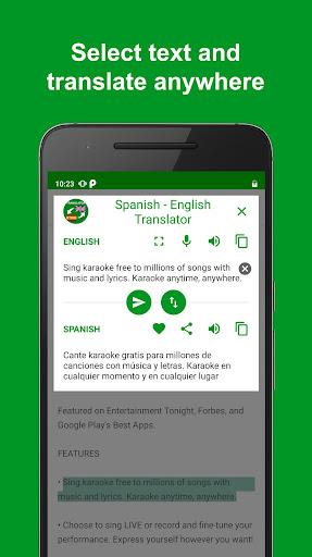 Spanish - English Translator應用截圖第1張