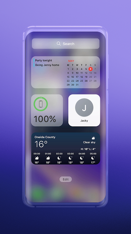 Widgets: ios 17 theme 스크린샷 3