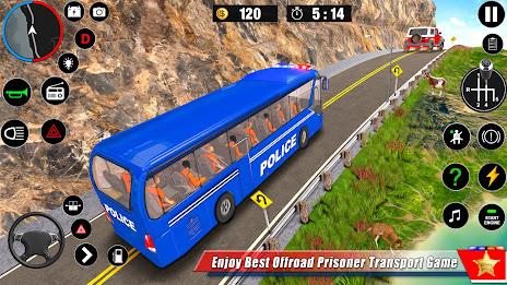 Police Bus Simulator Bus Games Zrzut ekranu 3