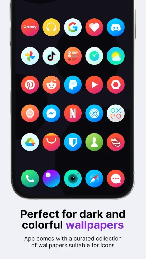 Hera Icon Pack: Circle Icons Schermafbeelding 2