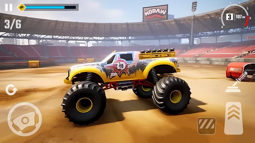 4x4 Monster Truck Racing Games Captura de pantalla 2