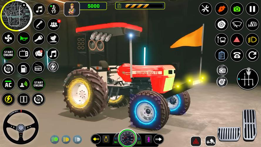 Indian Tractor Tochan Game 3d应用截图第4张