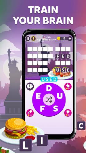 Wordelicious - Fun Word Puzzle Screenshot 4