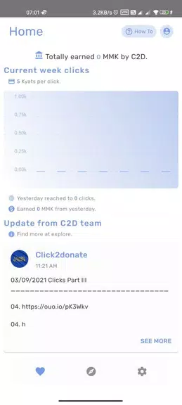 Click 2 donate Captura de tela 1