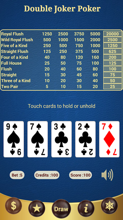 Double Joker Poker應用截圖第1張
